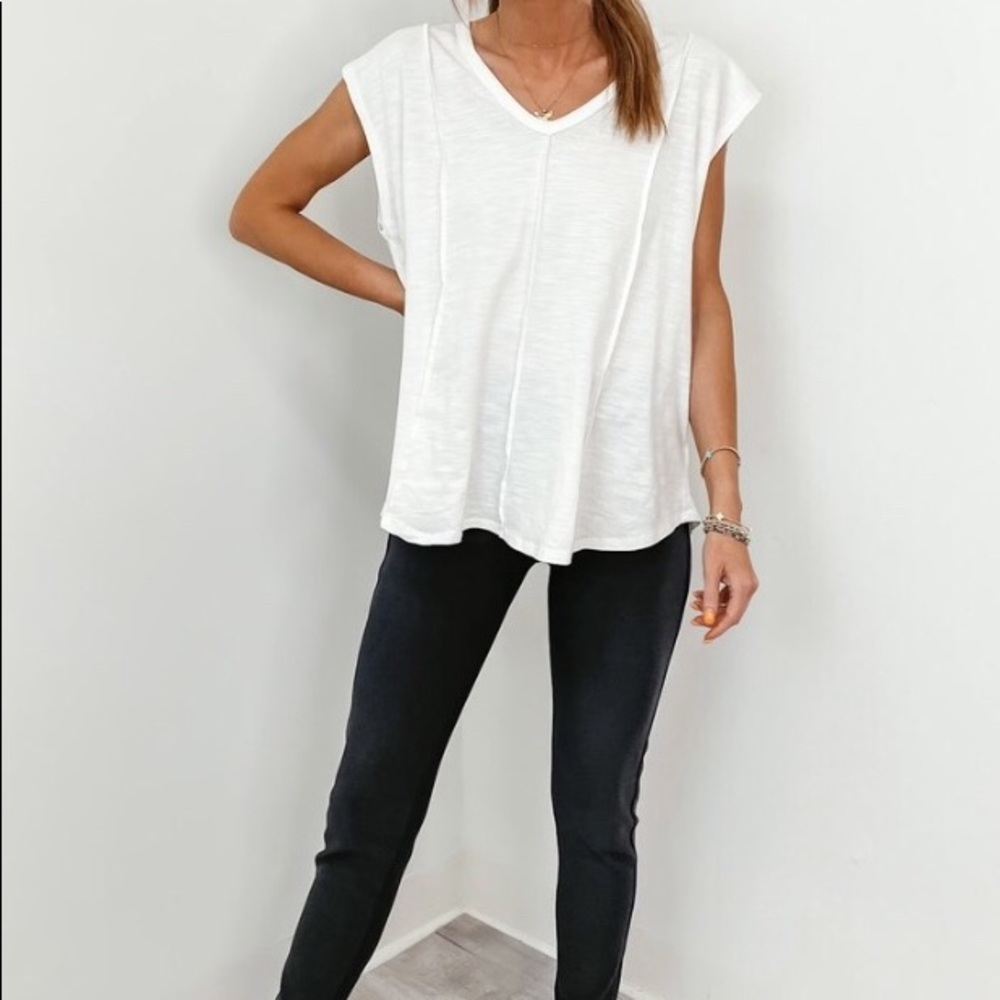 NWT New Mix Pull on pants/leggings- BLACK - Picture 2 of 9